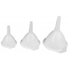 Fox Run Brands 3 Piece Plastic Funnel Set in White FRU1323
